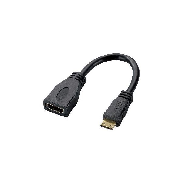 ELECOM エレコム HDMI変換ケーブル(タイプA-タイプC) AD-HDAC2BK【×2セット】 【 セット販売 まとめ買い 割引 】 パソコン ケーブル ケーブルカバー