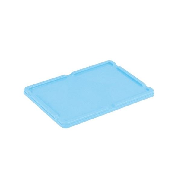 【20個セット】 オフィス 業務用 コンテナボックス / 食品用コンテナー 【フタのみ単品 NF-M17 ・ M34用蓋】 ブルー 材質：PP 【 セット販売 まとめ買い 割引 】 収納用品 26,722円