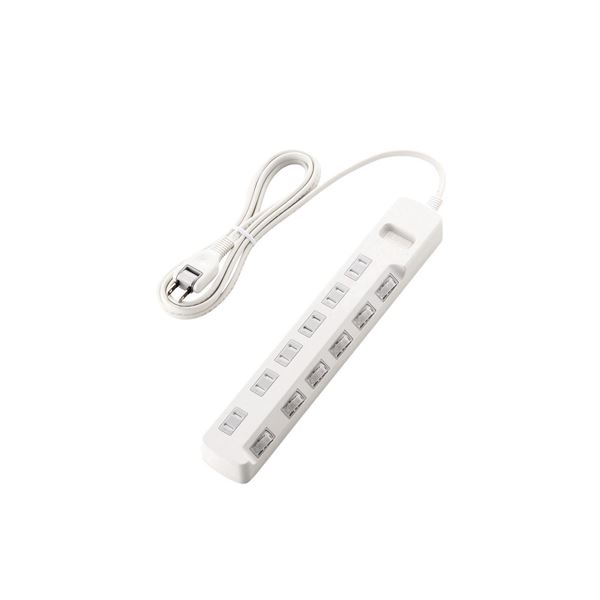 ELECOM エレコム ほこり防止シャッター付 雷ガードタップ T-K6A-2625WH【×2セット】 【 セット販売 まとめ買い 割引 】 パソコン 電源タップ タップ