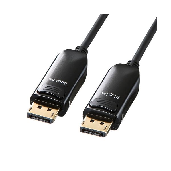 サンワサプライ DIsplayPort光衣料繊維有線テレビ15m KC-DPFB150 4K / 60サイクル相応うのDisplayPort光衣料繊維有線テレビ15mデジタル家電 家電 マイコン・境界線の外側備品  有線テレビ・有線テレビ取りまかなう 有線テレビ・有線テレビ取りまかなう