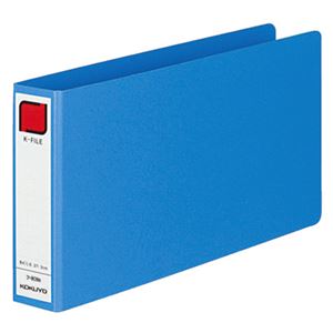 KOKUYO コクヨ 統一伝票用Kファイル B4 ・ 1 / 3ヨコ 300枚収容 背幅42mm 青 フ-809B 1冊 【×10セット】 【 セット販売 まとめ買い 割引 オフィス 文房具 文具 業務用 オフィス用品 】 文具 オフィス用品 ファイル クリアケース クリアファイル