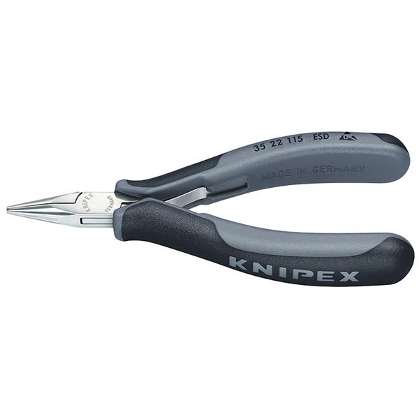 KNIPEX クニペックス 3522-115ESD 電子工学ペンチ SB 物の具 物の具 DIY 進め方物の具 物の具 ペンチ 工事 DIY 物の具 進め方 築き上げる 手動工具-その他-DIY・工具