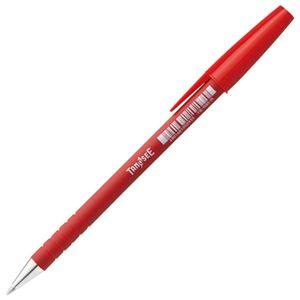 TANOSEE タノシー（大塚商会) キャップ式油性ボールペン 0.7mm 赤 1本 【×100セット】 【 セット販売 まとめ買い 割引 オフィス 文房具 文具 業務用 オフィス用品 】 文具 オフィス用品 ペン ボールペン