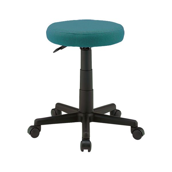 ジョインテックス 丸イス C901RJ グリーン 布張り インテリア 家具 椅子 チェア