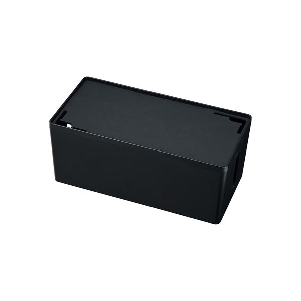サンワサプライ 有線テレビ＆飲み口納めるボックス席 CB-BOXP2BKN2【×2仕掛ける】  【 仕掛ける売りわたす まとめ買い 銀行割引 事務所 文房具 文具 御役目用 事務所属具 】 その他-文房具・事務用品-日用品雑貨・文房具・手芸
