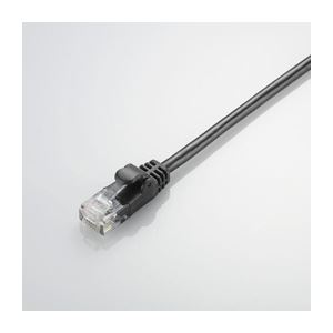 ELECOM エレコム Gigabit やわらかLANケーブル (Cat6準拠) LD-GPY / BK1 【×10セット】 【お徳用 まとめ買い お買い得 業務用 割引 セット販売】|創業40周年 世田谷インテリア