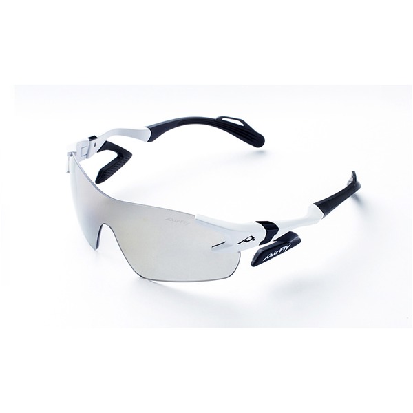 ノーズパッドレススポーツサングラス AirFly(エアフライ) AF-301 C-2 ホワイトマット ユニセックス 男女兼用
