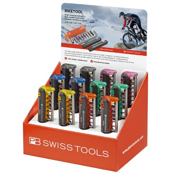 PB SWISS TOOLS 470POSCOL バイクツールディスプレイセット （6色） 苑地・DIY・手道具 エクステリア   工事 リフォーム 電動手道具 用材 組み上げる原材料 作り付ける DIY 手道具