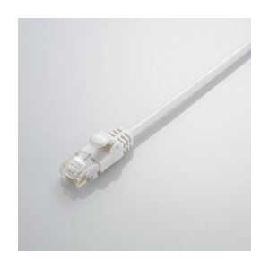 ELECOM エレコム Gigabit やわらか LANケーブル(Cat6準拠) LD-GPY / WH1【×10セット】 【 セット販売 まとめ買い 割引 】 パソコン ケーブル ケーブルカバー LANケーブル
