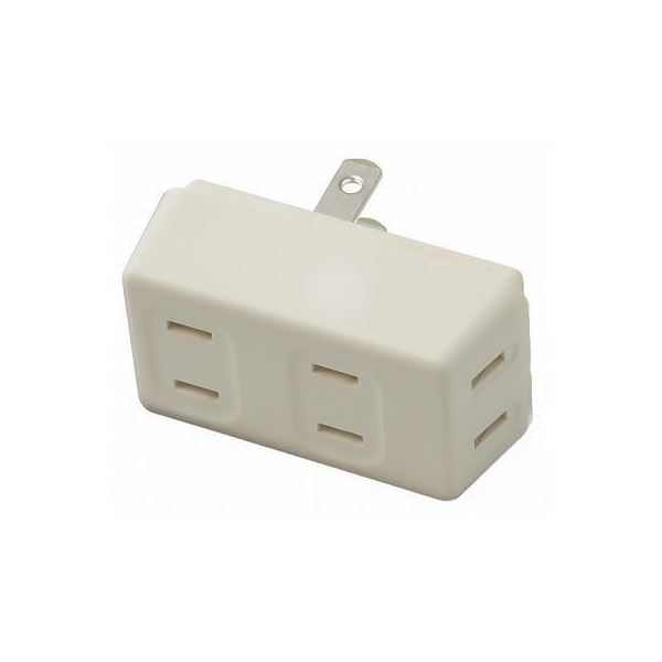 YAZAWA 耐トラ付フロントタップ Y02FU300WH【×10セット】 【 セット販売 まとめ買い 割引 】 パソコン 電源タップ タップ