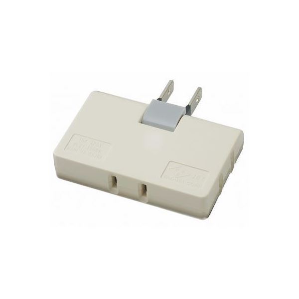 YAZAWA 耐トラ付コーナータップ Y02C300WH【×10セット】 【 セット販売 まとめ買い 割引 】 パソコン 電源タップ タップ