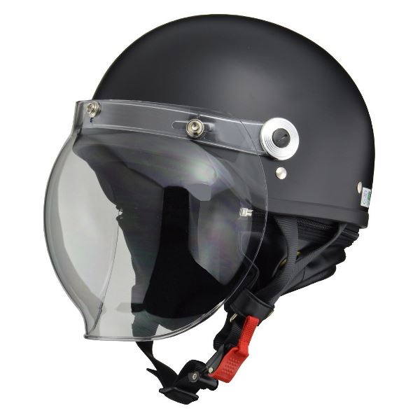 リード工業 （LEAD） バブルシールド付ハーフヘルメット CR760 H.MT / BK フリー バイク用品 ヘルメット