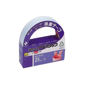 ニチバン ナイスタック(R) 強力タイプ NW-K25 1巻入 【×10セット】 【 セット販売 まとめ買い 割引 オフィス 文房具 文具 業務用 オフィス用品 】 文具 オフィス用品 テープ 接着用具