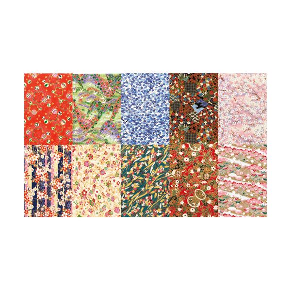 キッズ 高級友禅和紙 A4 10枚【×10セット】 【 セット販売 まとめ買い 割引 】 パソコン 用紙 用紙