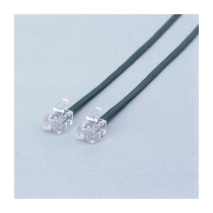 ELECOM エレコム スリムモジュラーケーブル MJ-3BK 【×１０書き割り】 【お徳用 まとめ買い お買い得 お役目用 銀行割引 書き割り売りわたす】