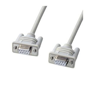 サンワサプライ エコRS-232Cケーブル(3m) KR-ECM3【×2セット】 【 セット販売 まとめ買い 割引 】 パソコン ケーブル ケーブルカバー