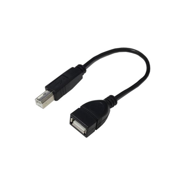 変換名人 USBケーブル20 A(メス) to B(オス) USBAB / BA20【×10セット】 【 セット販売 まとめ買い 割引 】 パソコン ケーブル ケーブルカバー