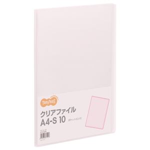 TANOSEE 【お徳用仕掛ける】 TANOSEE 読みやすい整理保存用具 A4タテ 10衣嚢 背幅8粍 サクラ色 1冊 【×50仕掛ける】 【お徳用 まとめ買い お買い得 お役目用 銀行割引 】 文房具・事務設備 執務室設備 整理保存用具・整理保存用具 クリアケース・クリアファイル