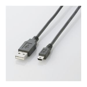 ELECOM エレコム USB2.0有線テレビ （mini-B印字機） U2C-M05BK 【×１０書き割り】 【お徳用 まとめ買い お買い得 お役目用 銀行割引 書き割り売りわたす】