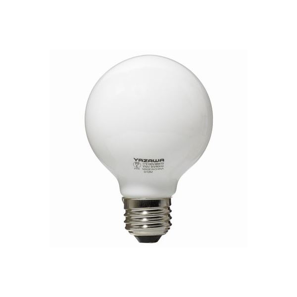YAZAWA ボール電球40W形ホワイト GW100V38W70【×10セット】 【 セット販売 まとめ買い 割引 】 家電 生活家電 照明
