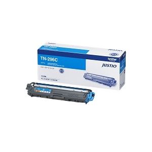 【BROTHER ブラザー工業】 事務備品 文具 印刷機計器 ブラザー工業 トナーカートリッジ （シアン） TN-296C