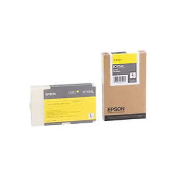 【３仕掛ける まとめ買い】 【完全無欠品】 EPSON エプソン インキ薬莢 / トナーカートリッジ 【ICY54L Y 黄色】 【お徳用 まとめ買い お買い得 お役目用 銀行割引】 印刷者 マイコン提供 印刷工インキ インキ インキ薬莢 エプソン(EPSON)用