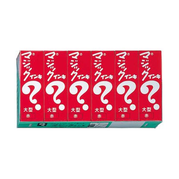 寺西化学 油性マーカー マジックインキ 大型 赤 ML-T2-6P 1パック(6本) 【×5セット】 【 セット販売 まとめ買い 割引 オフィス 文房具 文具 業務用 オフィス用品 】 文具 オフィス用品 ペン ボールペン
