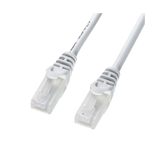 サンワサプライ ツメ折れ防止CAT5e LANケーブル LA-Y5TS-01【×10セット】 【 セット販売 まとめ買い 割引 】 パソコン ケーブル ケーブルカバー LANケーブル