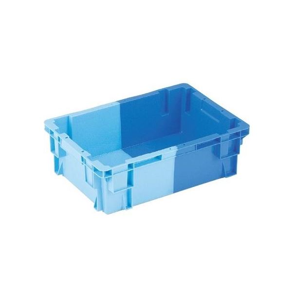 【5個セット】 オフィス 業務用 コンテナボックス / 食品用コンテナー 【NF-S25】 ダークブルー / ブルー 材質：PP 【 セット販売 まとめ買い 割引 】 収納用品