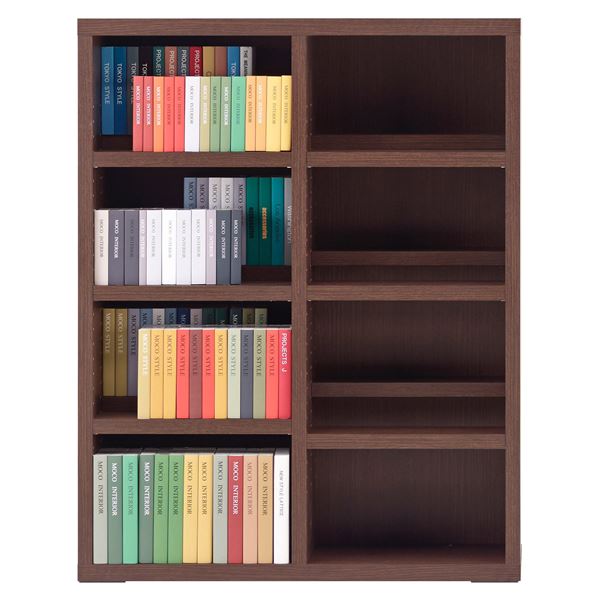 フナモコ コミックシェルフ ロータイプ 【幅90×114cm】 レベッカオーク CBR-91L インテリア 家具 収納家具 オープンシェルフ オープンラック
