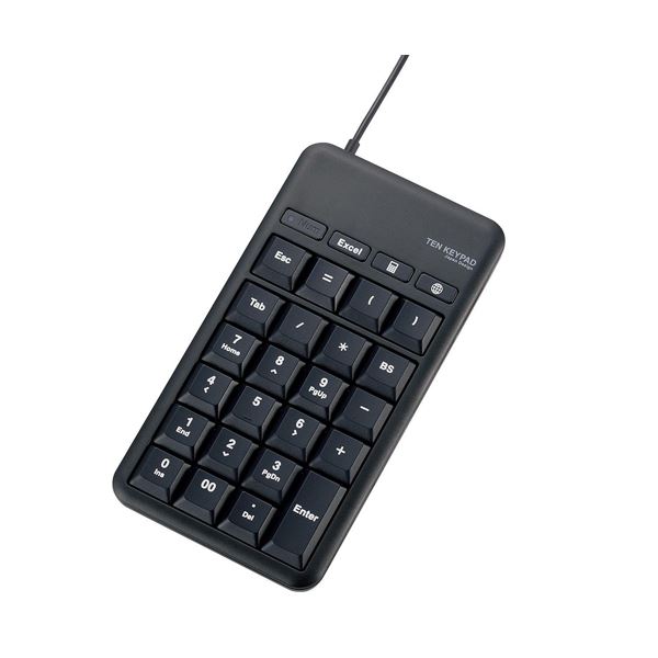 ELECOM エレコム ホットキー付きUSBテンキーパッド TK-TCM015BK【×2セット】 【 セット販売 まとめ買い 割引 】 パソコン キーボード テンキー
