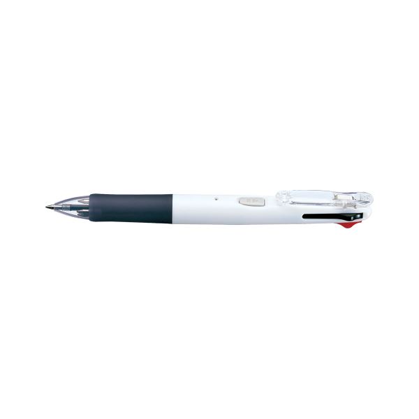 ゼブラ クリップオンG 4色ボールペン 0.7mm 白 【×20セット】 【 セット販売 まとめ買い 割引 オフィス 文房具 文具 業務用 オフィス用品 】 文具 オフィス用品 ペン ボールペン