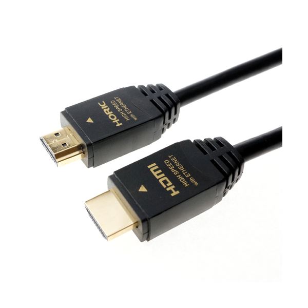 HORIC HDMIケーブル 1.5m ブラック HDM15-039BK【×5セット】 【 セット販売 まとめ買い 割引 】 パソコン ケーブル ケーブルカバー