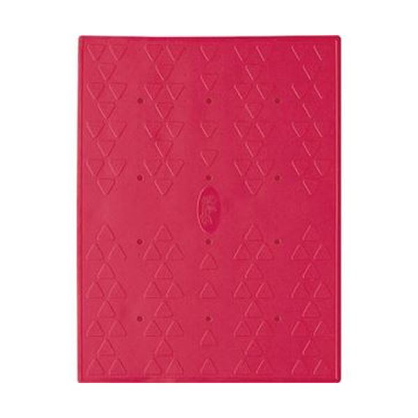 アロン化成 吸着すべり止めマット浴槽内用 C 28×36cm レッド 535-128 1パック(2枚)【×5セット】 【 セット販売 まとめ買い 割引 】 バス用品 入浴剤 風呂用品 お風呂