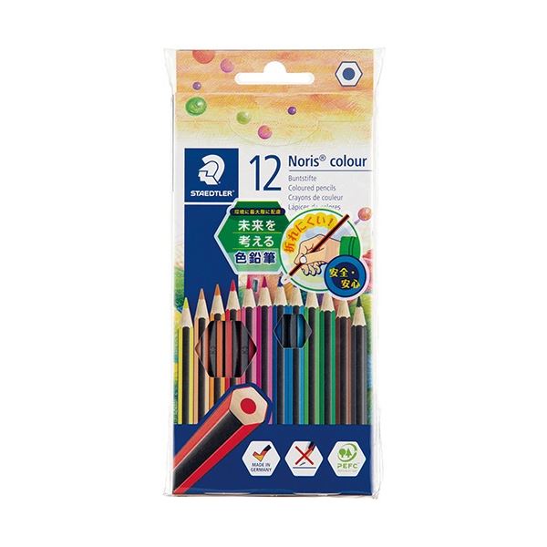 ステッドラー ノリスカラー色鉛筆 紙入れもの入 12色 （各色1本） 185 C12PB 1容器に並べる 【×２０仕掛ける】 【お徳用 まとめ買い お買い得 お役目用 銀行割引 仕掛ける売りわたす】 日設備雑貨・文房具・手芸 文房具・事務設備 文具 執務室設備 文房具 事務設備
