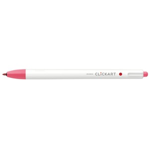 ゼブラ ノック式水性カラーペン クリッカート ベビーレッド 0.6mm 【×50セット】 【 セット販売 まとめ買い 割引 オフィス 文房具 文具 業務用 オフィス用品 】 文具 オフィス用品 ペン ボールペン