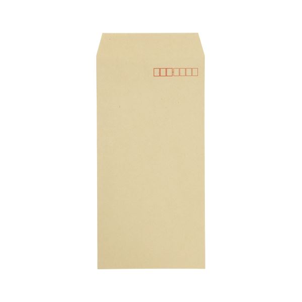 ワンタッチクラフト封筒 70g サイド貼 長3 枠付1000枚入 03463 文具 オフィス用品 封筒