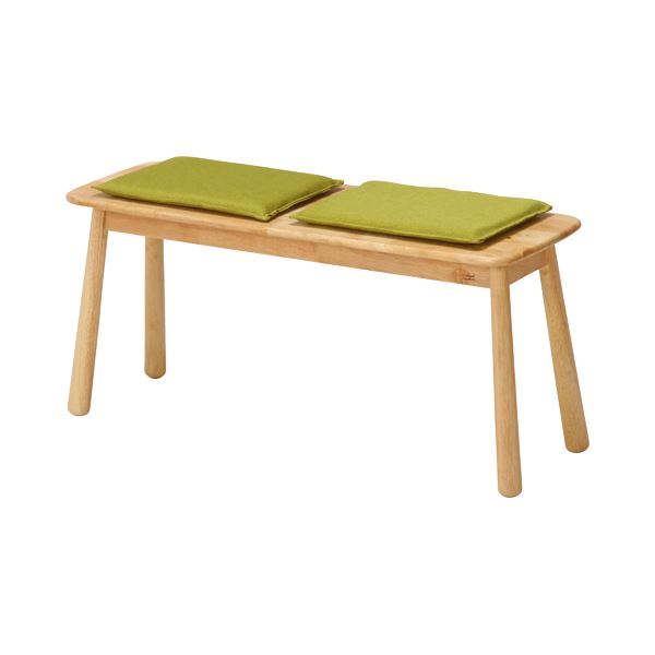 ベンチ 幅100cm 木製 ファブリック地 Natural Signature ティムバ ダイニングベンチ リビング 店舗 カフェ インテリア家具（ﾒｰｶｰ名:不二貿易） インテリア 家具 椅子 ダイニングチェア