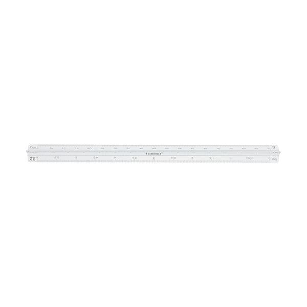 ステッドラー フルアルミ三角スケール副尺付き 建築士用 30cm 987 30-13 1個【×3セット】 【 セット販売 まとめ買い 割引 オフィス 文房具 文具 業務用 オフィス用品 】 文具 オフィス用品 製図用品 定規