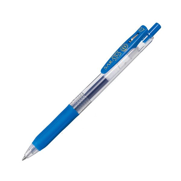 (まとめ) ゼブラ ゲルインクボールペン サラサゼムクリップ 0.7粍 青緑色 JJB15-COBL 1本  【×100仕掛ける】