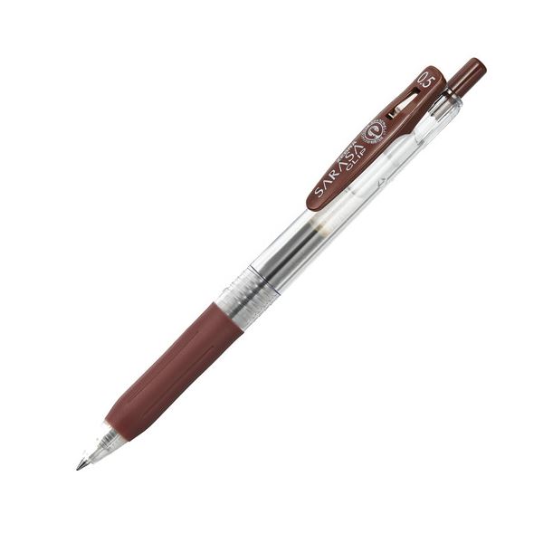 【ZEBRA ゼブラ】 ボールペン 事務備品  文具 ゼブラ ZEBRA ゲルインクボールペン サラサゼムクリップ 0.5粍 茶 JJ15-E 1本 【×100仕掛ける】 【お徳用 まとめ買い お買い得 御役目用 割り引き 仕掛ける売りわたす】 文房具・事務備品 文具 執務室備品 文房具 事務備品 書き込み・筆