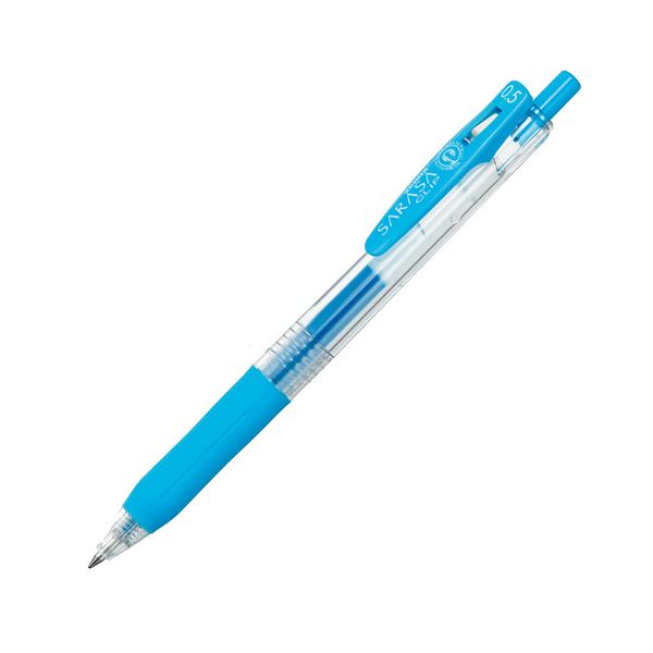 (まとめ) ゼブラ ゲルインクボールペン サラサゼムクリップ 0.5粍 点火装置青色 JJ15-LB 1本  【×100仕掛ける】