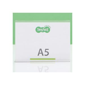 TANOSEE タノシー（大塚商会) 再生PETサインスタンド 両面用 A5ヨコ 1個 【×30セット】 【 セット販売 まとめ買い 割引 】 パソコン スタンド 棚 ラック