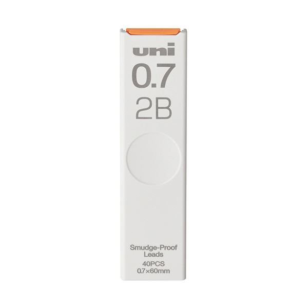 三菱鉛筆 シャープ替芯 ユニ 0.7mm 2B ULS07402B 1個(40本) 【×50セット】 【 セット販売 まとめ買い 割引 オフィス 文房具 文具 業務用 オフィス用品 】