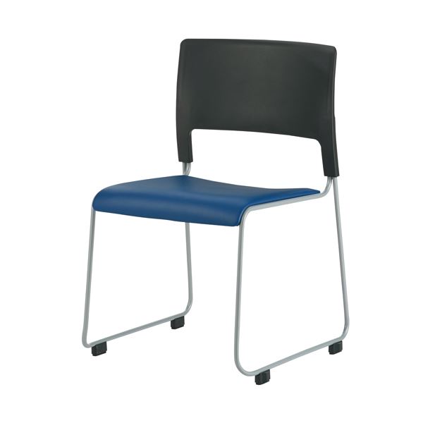 CMC 会議イス MO-17 BL ブラック / ブルー インテリア・収納 家具 インテリア・家具 オフィス家具 事務用チェア 事務用チェア ( イス・チェア インテリア・家具 オフィス家具 事務用チェア チェア 椅子 )|創業40周年 世田谷インテリア