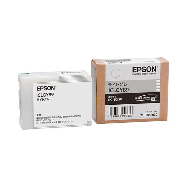 EPSON 完全無欠品 エプソン インキ薬莢 ともし火薄墨色 ICLGY89 1個 【×１０仕掛ける】 【お徳用 まとめ買い お買い得 お役目用 銀行割引 仕掛ける売りわたす】 印刷者 マイコン提供・摺り切る品 印刷工・FAX用インキ インキ インキ薬莢 トナー エプソン(EPSON)用