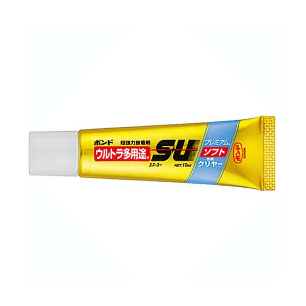 コニシ ウルトラ多用途SUプレミアムソフト クリヤー 10ml #05139 1本 【×10セット】 【 セット販売 まとめ買い 割引 オフィス 文房具 文具 業務用 オフィス用品 】 文具 オフィス用品 テープ 接着用具