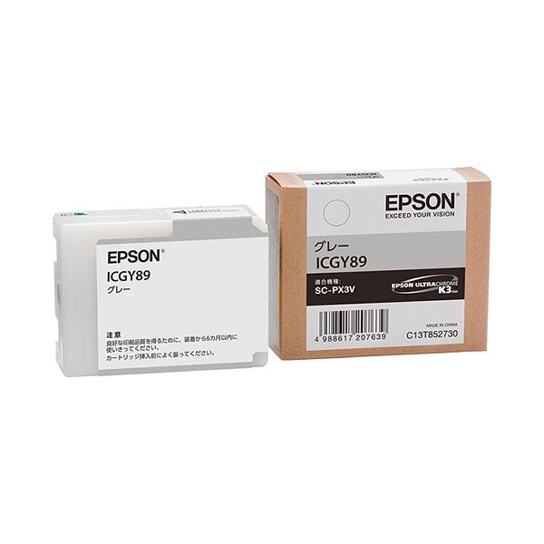 EPSON 完全無欠品 エプソン インキ薬莢 薄墨色 ICGY89 1個 【×１０仕掛ける】 【お徳用 まとめ買い お買い得 お役目用 銀行割引 仕掛ける売りわたす】 印刷者 マイコン提供・摺り切る品 印刷工・FAX用インキ インキ インキ薬莢 トナー エプソン(EPSON)用