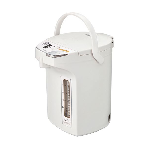 ピーコック 電動給湯ポット 3.0Lホワイト WMJ-30W 1台家電 キッチン家電 ポット 電気ケトル