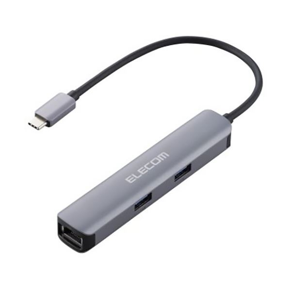 ELECOM エレコム USBType-Cドッキングステーション アルミモデル DST-C17SV 1個